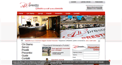 Desktop Screenshot of aliprestito.net